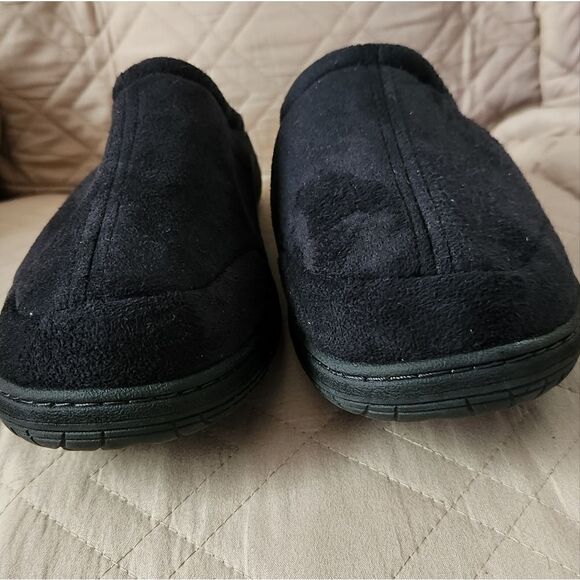 Dickies Men's Size M (9/10) Slippers Black Memory Foam Plush Slip On Clogs - Picture 2 of 8